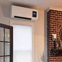 BlizzAir im Betrieb in einem Wohnzimmer